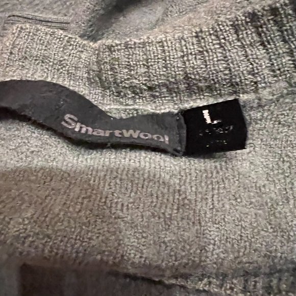 SmartWool Sweater Men's Large Green Merino Wool Blend Long Sleeve Pullover - Picture 11 of 12